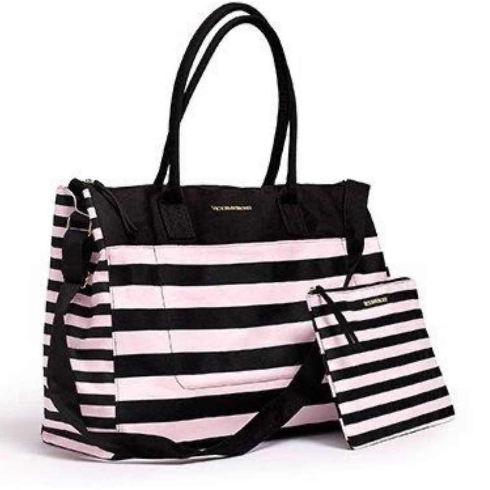 Victoria's Secret  weekender tote & cosmetic case.
